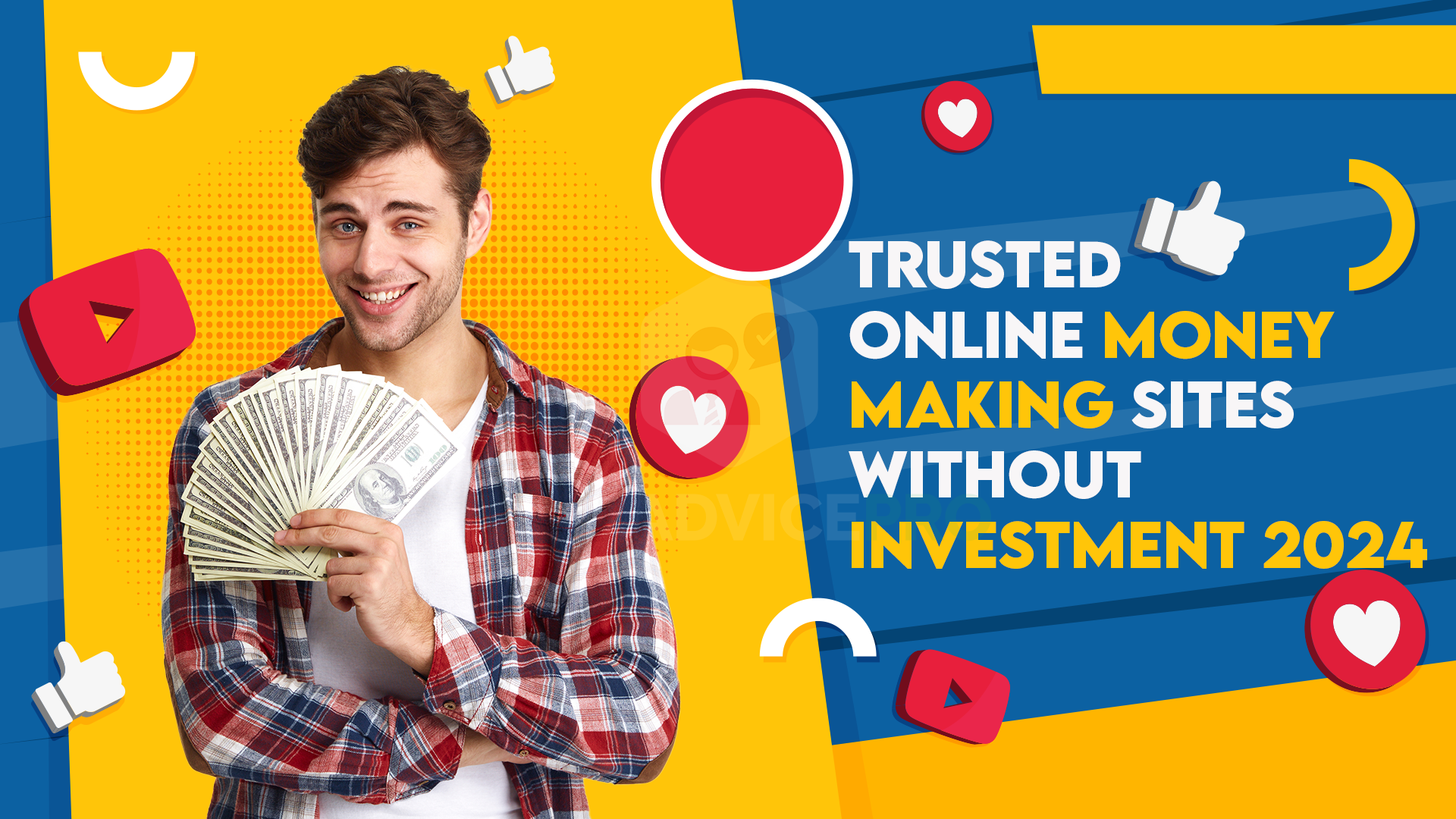 Trusted online money making sites without investment 2024