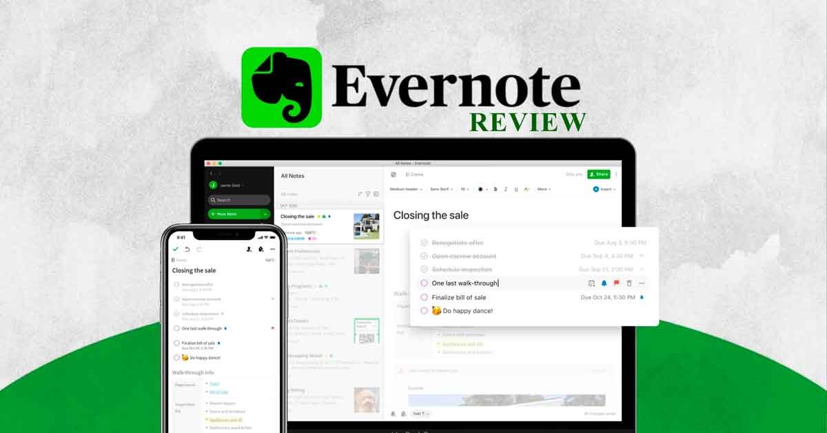 Evernote Review 2024 [Features, Pros, Cons & More]