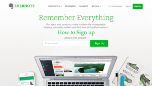 HOW TO SIGN UP FOR EVERNOTE